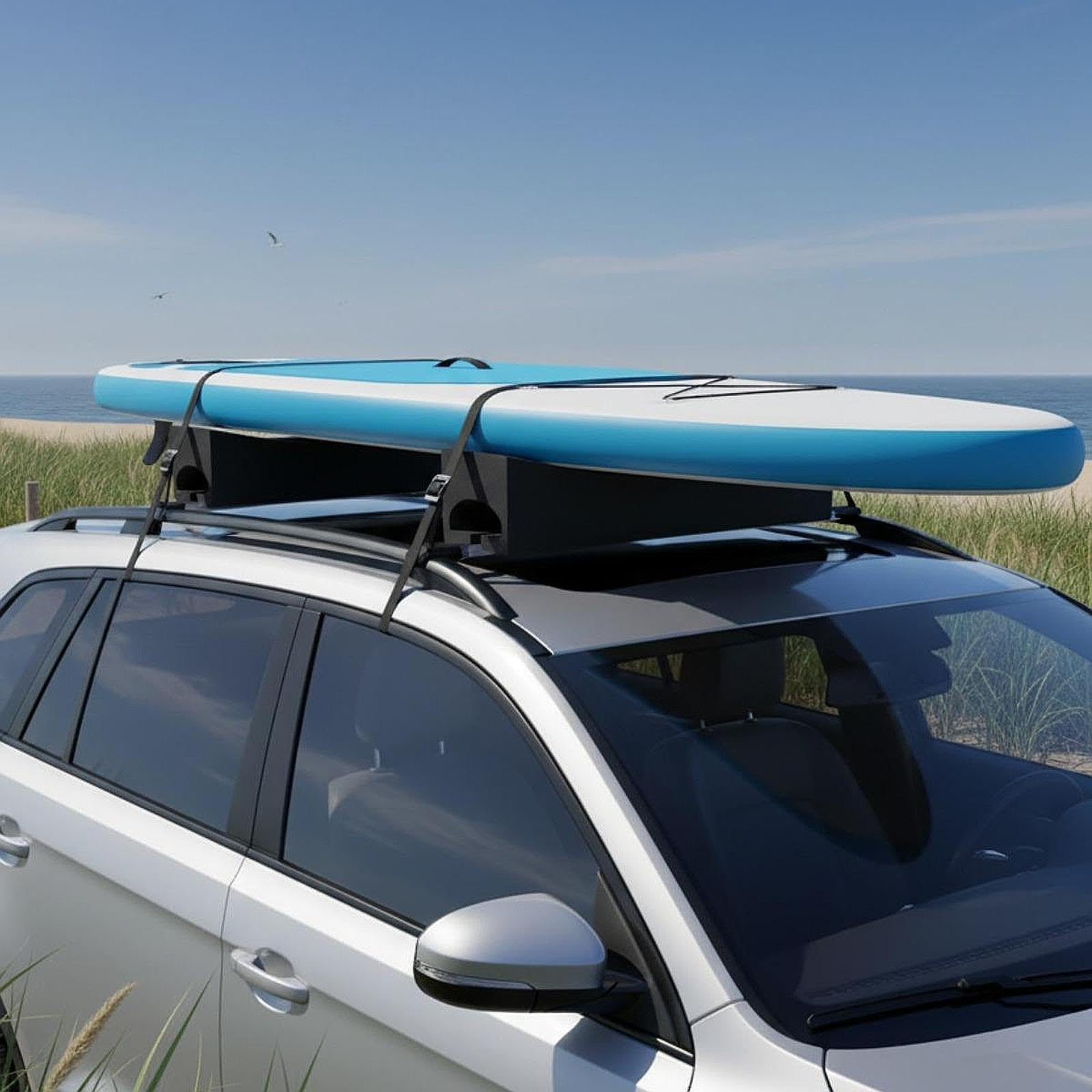 Homyl Almohadillas Antideslizantes para Portaequipajes de Techo, Bloques de Espuma para Kayaks Y Tablas de Paddle Surf.