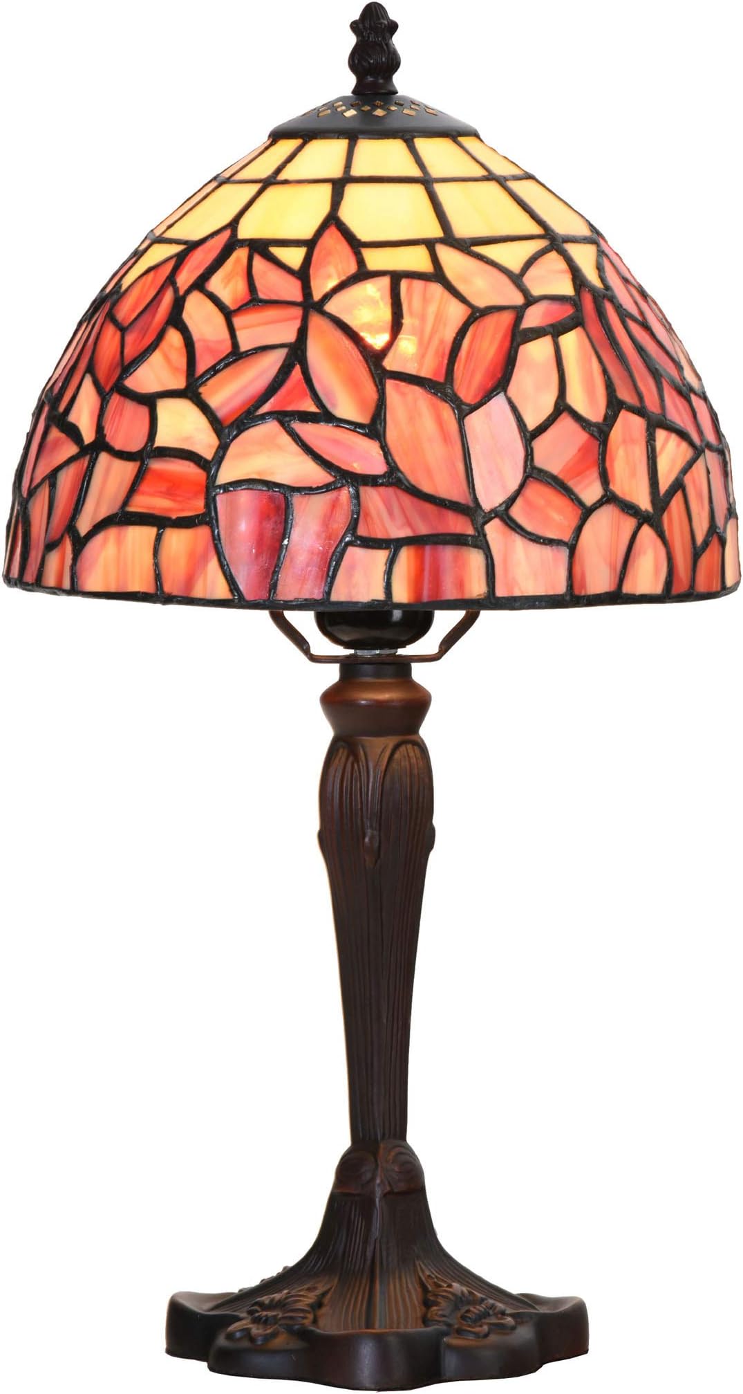 ZhimeiTiffany Table Lamp, Stained Glass, 42