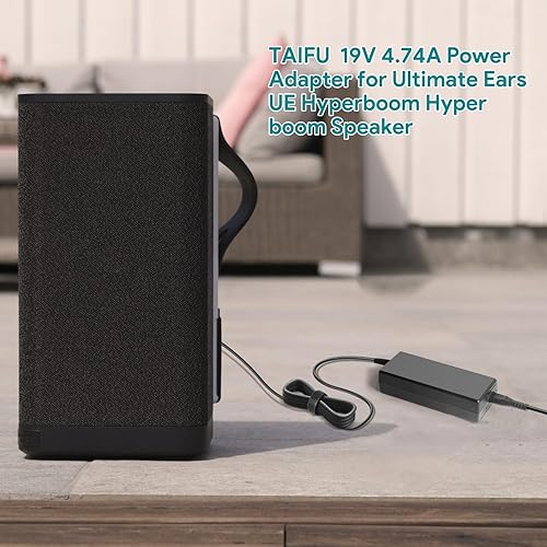 Miniatura 2 de para Hyperboom Charger, TAIFU 19V Adaptador de CA para Ultimate Ears Hyperboom Altavoz Bluetooth portátil S00175 884-001085 984-001591 984-001689