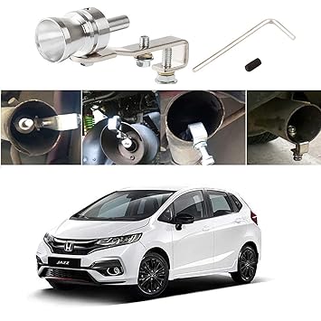 Olmeo Turbo Sound Car Silencer Whistle Silver for Honda Jazz
