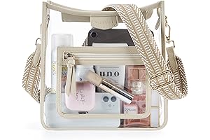 Ultra-Clear Crossbody Bag for Seamless Stadium, Concert & Event Access