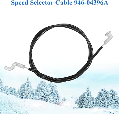 Miniatura 2 de Cable selector de velocidad 946-04396A para MTD Craftsman Troy-Bilt Cub Cadet Yard Man Yard Machines quitanieves, reemplaza 746-04396 746-04396A