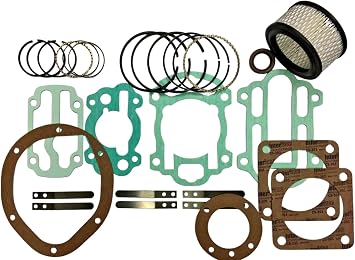 32249294 242 TYPE 30 COMPATIBLE REBUILD KIT WITH RINGS GASKETS VALVES 32198319 32249302 TUK242IR for Air Compressors Blowers Hydraulics, Pneumatics, Pumps Plumbing