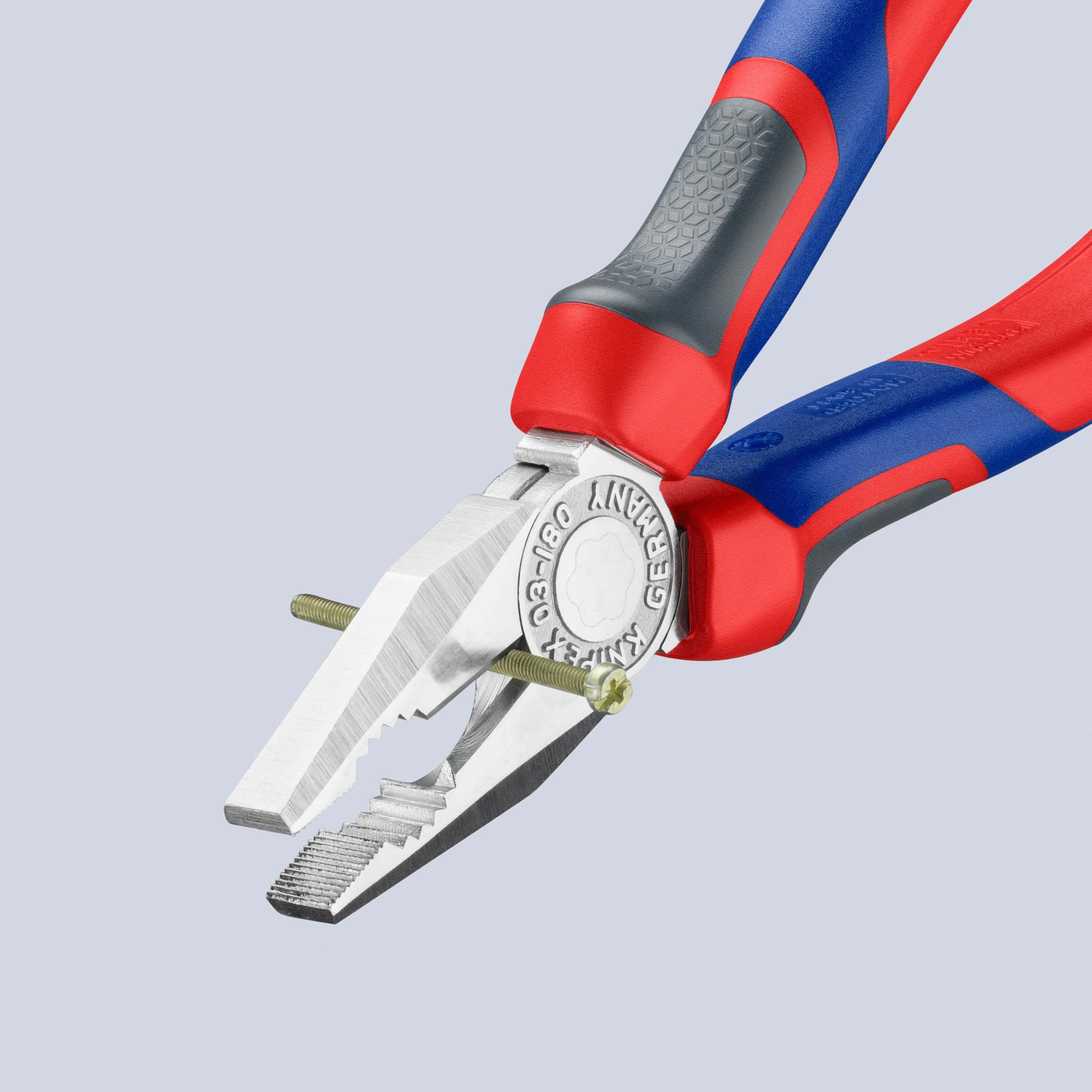 KNIPEX Szczypce uniwersalne chromowany z rękojeściami Comfort 180 mm, 03 05 180