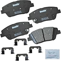 Vista 369 de Pastillas de Freno Delanteras Cerámicas Bendix Priority1 CFC430A para Modelos Selectos INFINITI G35, I30, Nissan 350Z, Altima, Juke, Maxima, Sentra
