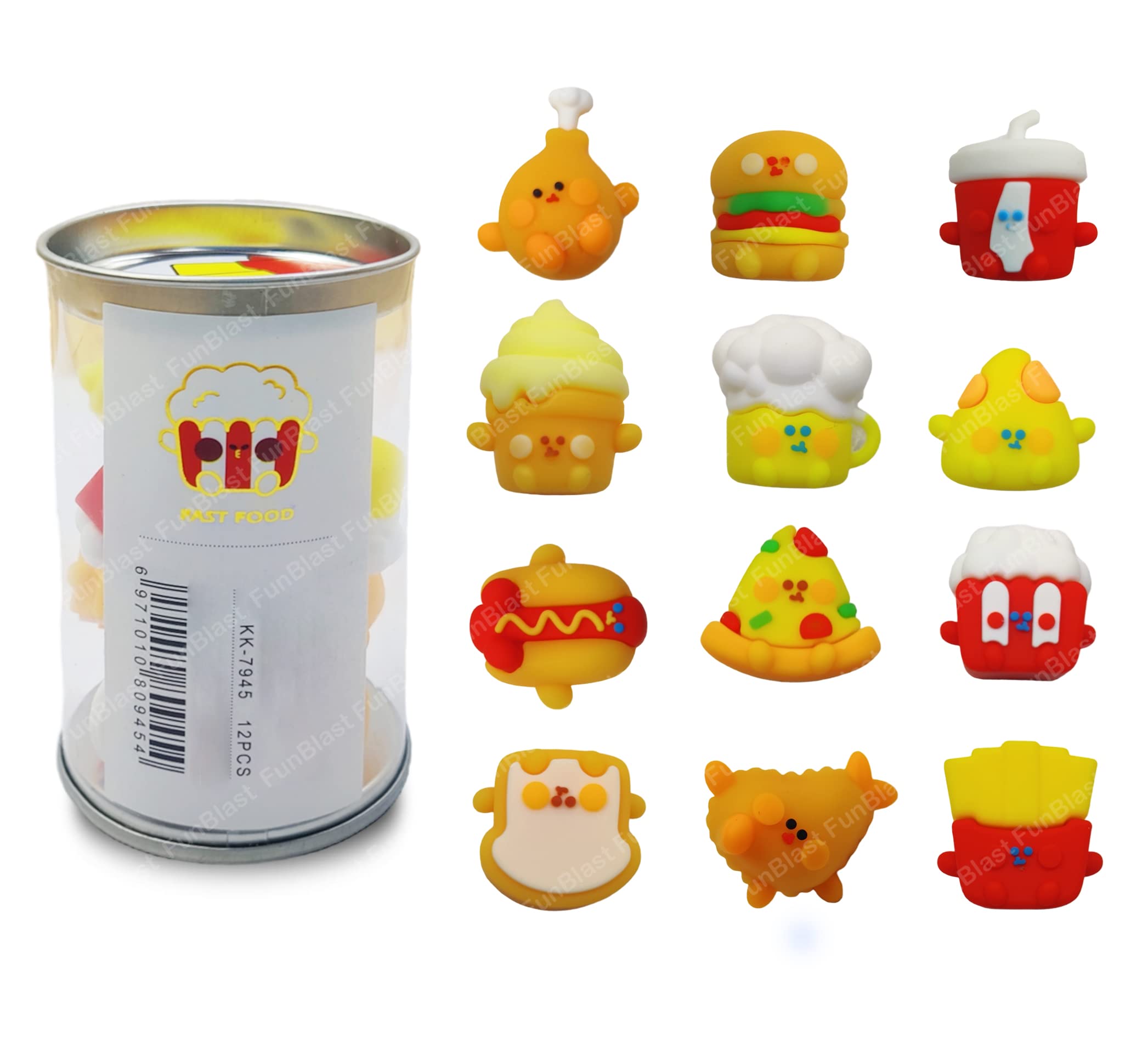 FunBlast Eraser for Kids - 12 Pcs Fast Food Eraser, Eraser for Kids Stylish, Eraser Set for Return Gift, Stationary Set for Kids, Rubber Eraser for Kids, Kawaii Stationery Set (B0BW8WLCNW) Amazon Price History, Amazon Price Tracker