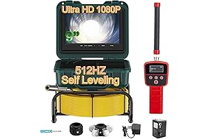 Sewer Camera with Locator 100FT, JQKJCAM HD Plumbing Camera