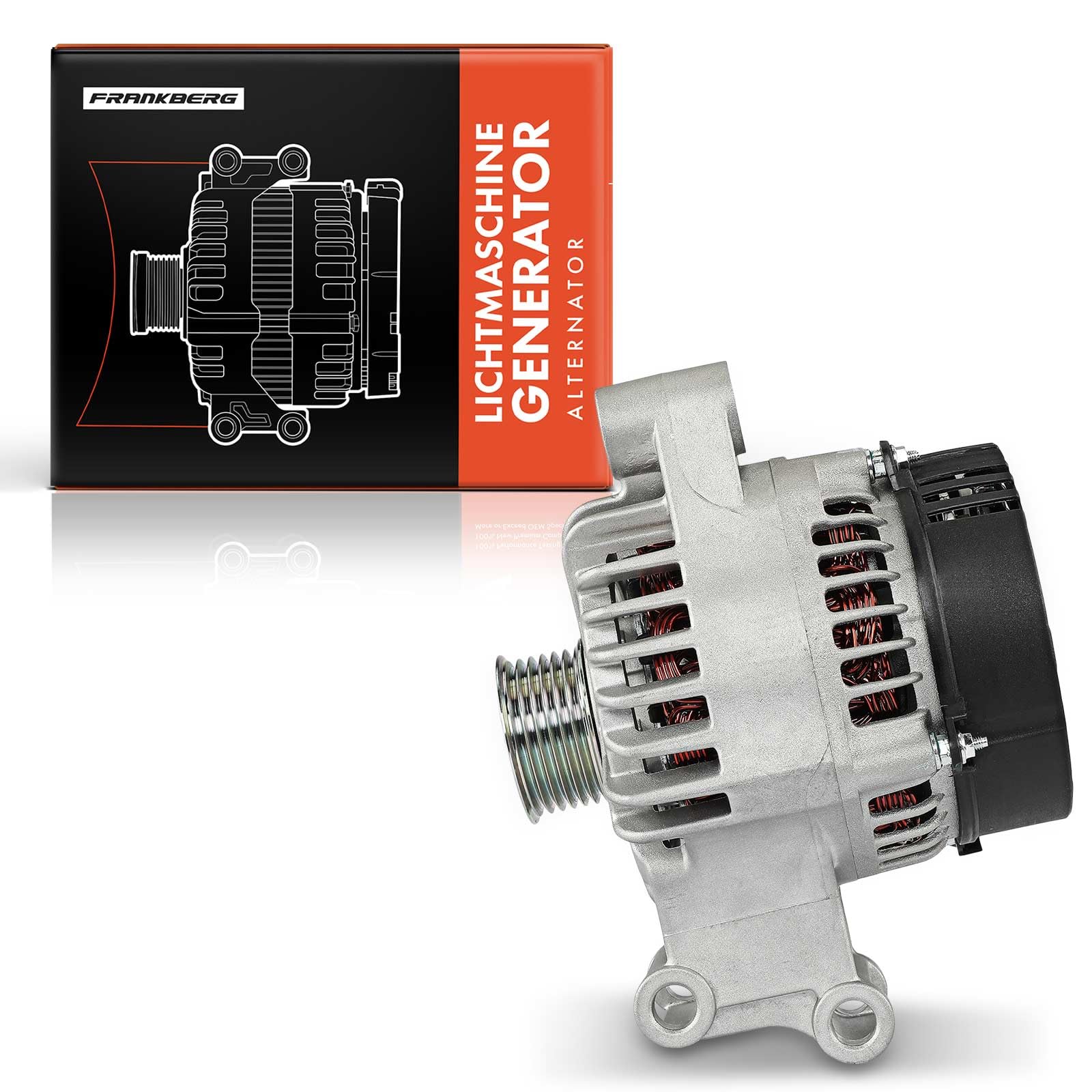 Frankberg Generatore Alternatore Compatibile con Focus Turnier DNW 1.6L Focus DAW DBW 1.6L Fiesta V JD JH 1.4L C-Max DM2 1.6L Fiesta V JD JH 1.2L Replace# 63377407