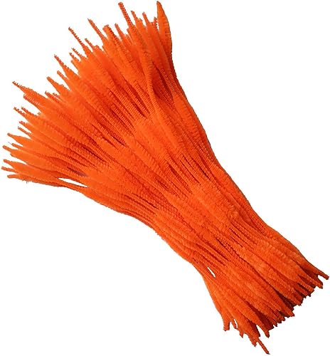 Miniatura 4 de Carykon Paquete de 100 tallos de felpilla mullidos para limpiar pipas para manualidades creativas hechas a mano (amarillo)