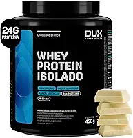 Whey Protein Isolado Chocolate Branco Pote 450g – Recuperação Muscular – DUX HUMAN HEALTH