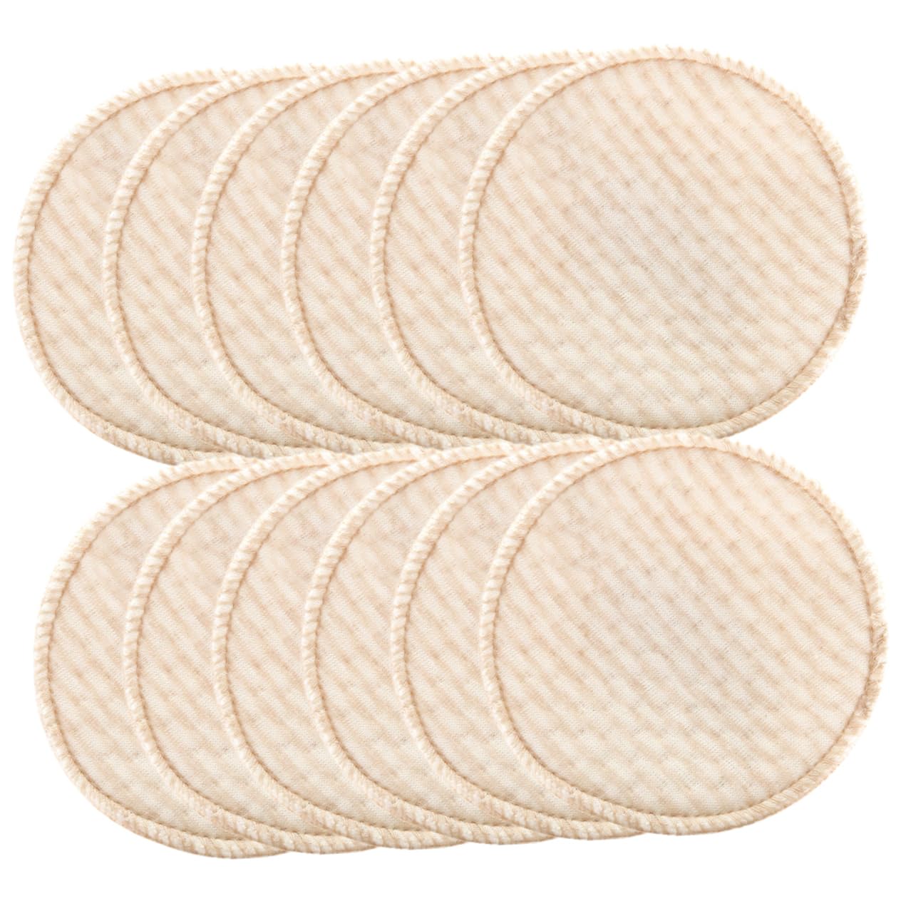 ERINGOGO 12pcs Reusable Washable Breast Pads Cotton Nursing Pads for Breastfeeding