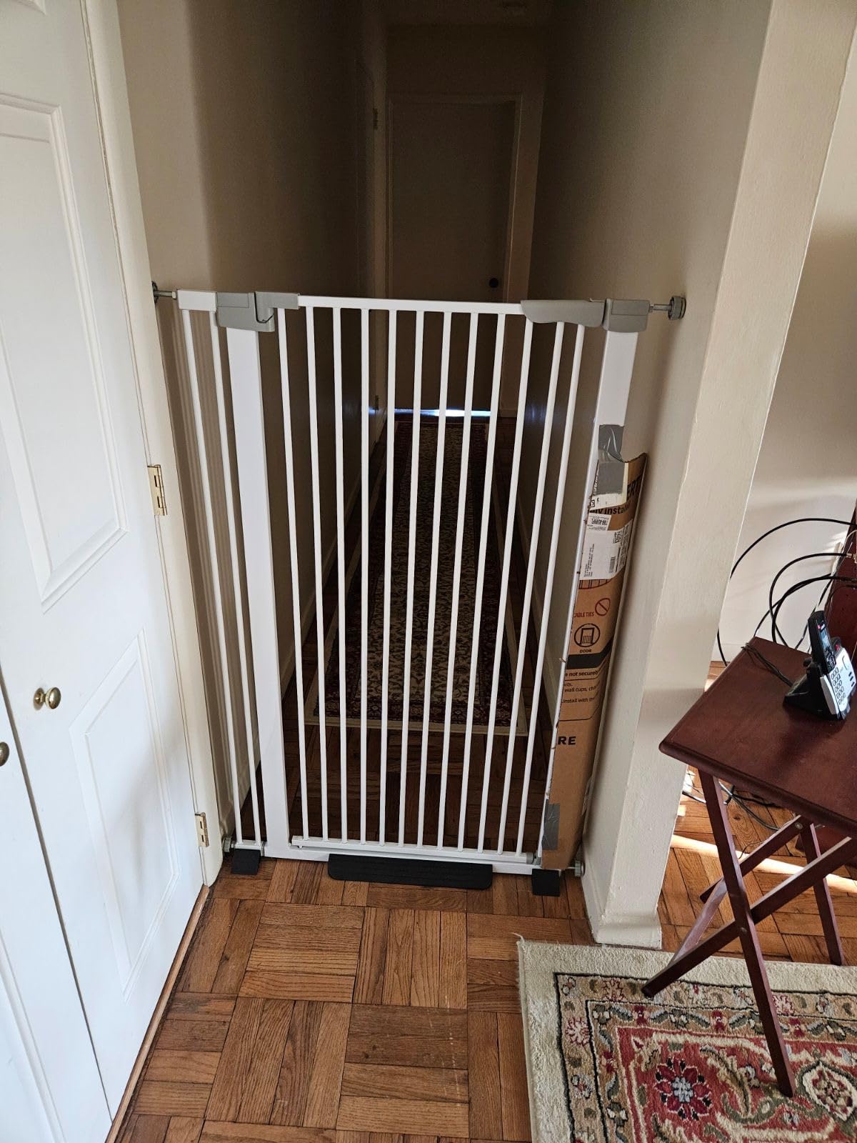 51.2" Extra Tall Pet Gate Indoor, 29"40" Wide Sturdy Cat
