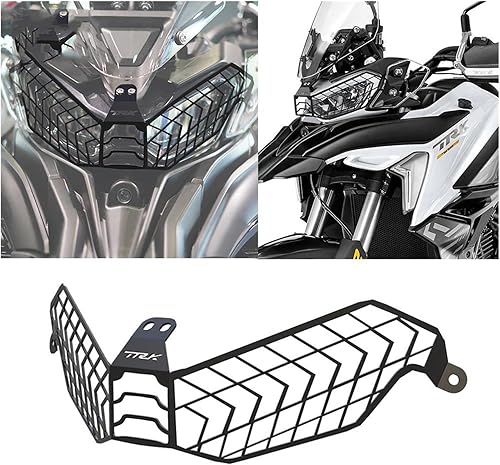 Miniatura 4 de Para Benel-&li TRK 702 TRK702 TRK702X 2022 2023 Protector de luces delanteras de motocicleta TRK 702X Protector de faros delanteros Parrilla de malla