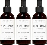 Vista 17 de Muse Apothecary Flush Ritual - Aerosol para inodoro aromático y refrescante, usar antes de ir, 4 onzas, infundido con aceites esenciales naturales