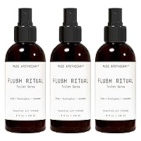 Vista 18 de Muse Apothecary Flush Ritual - Aerosol para inodoro aromático y refrescante, usar antes de ir, 4 onzas, infundido con aceites esenciales naturales