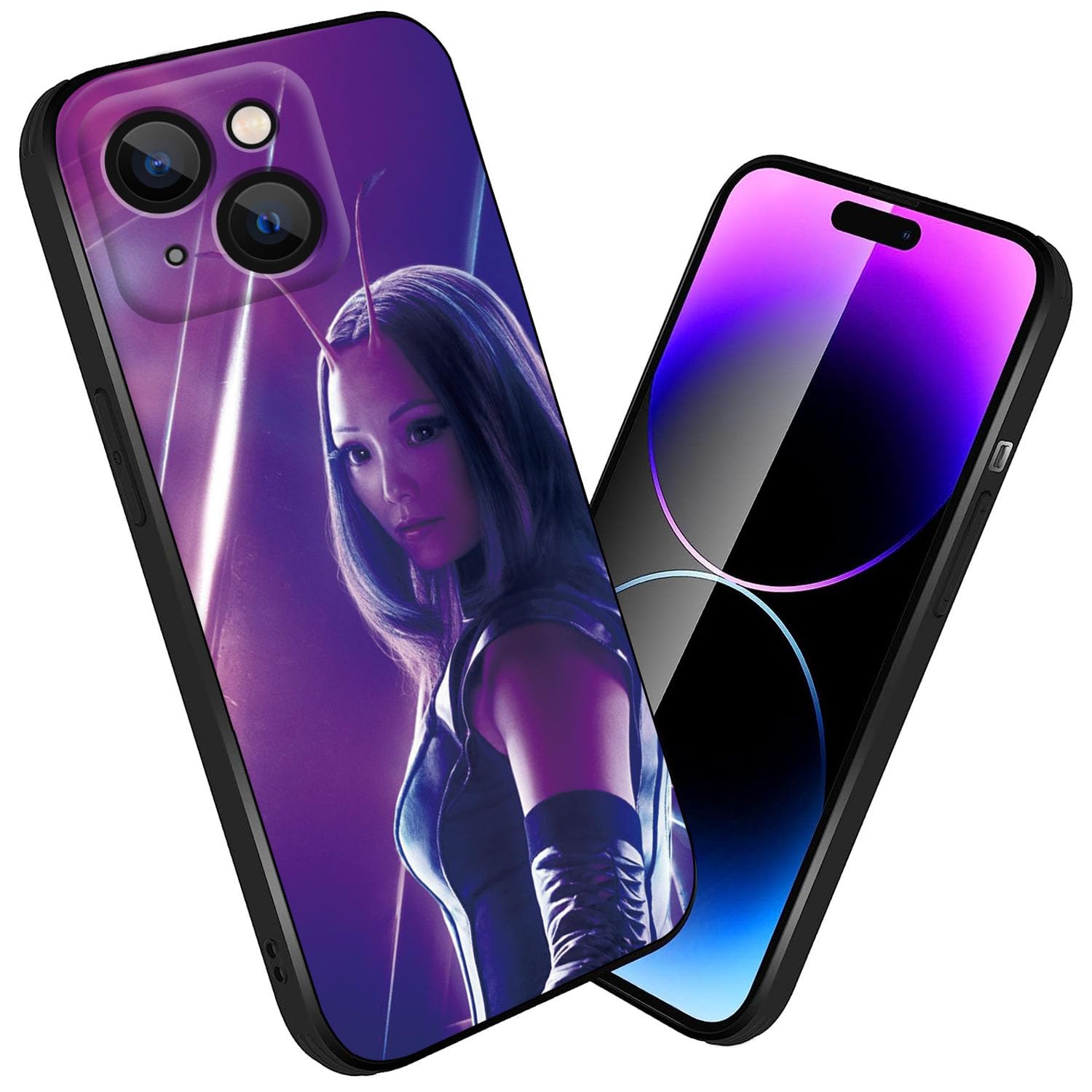 XSHIP for iPhone 14, Cool Tide Movies Character Pattern Design Cases for Women and Girls, Made with Premium Environmentally riendly Silicone Material, Durable Shockproof