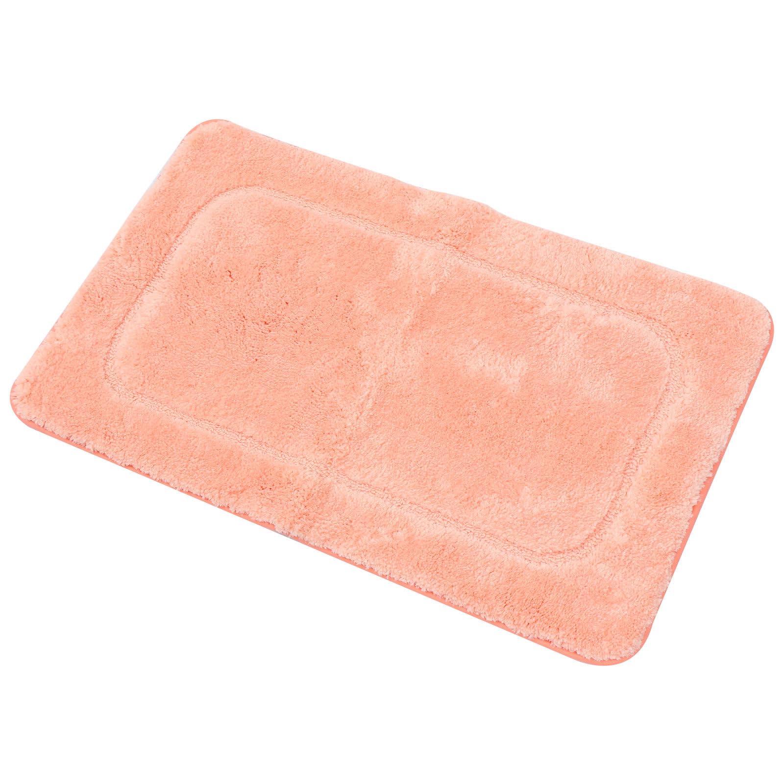 Alfombrilla antideslizante para baño de poliéster absorbente y cómodo felpudo de entrada