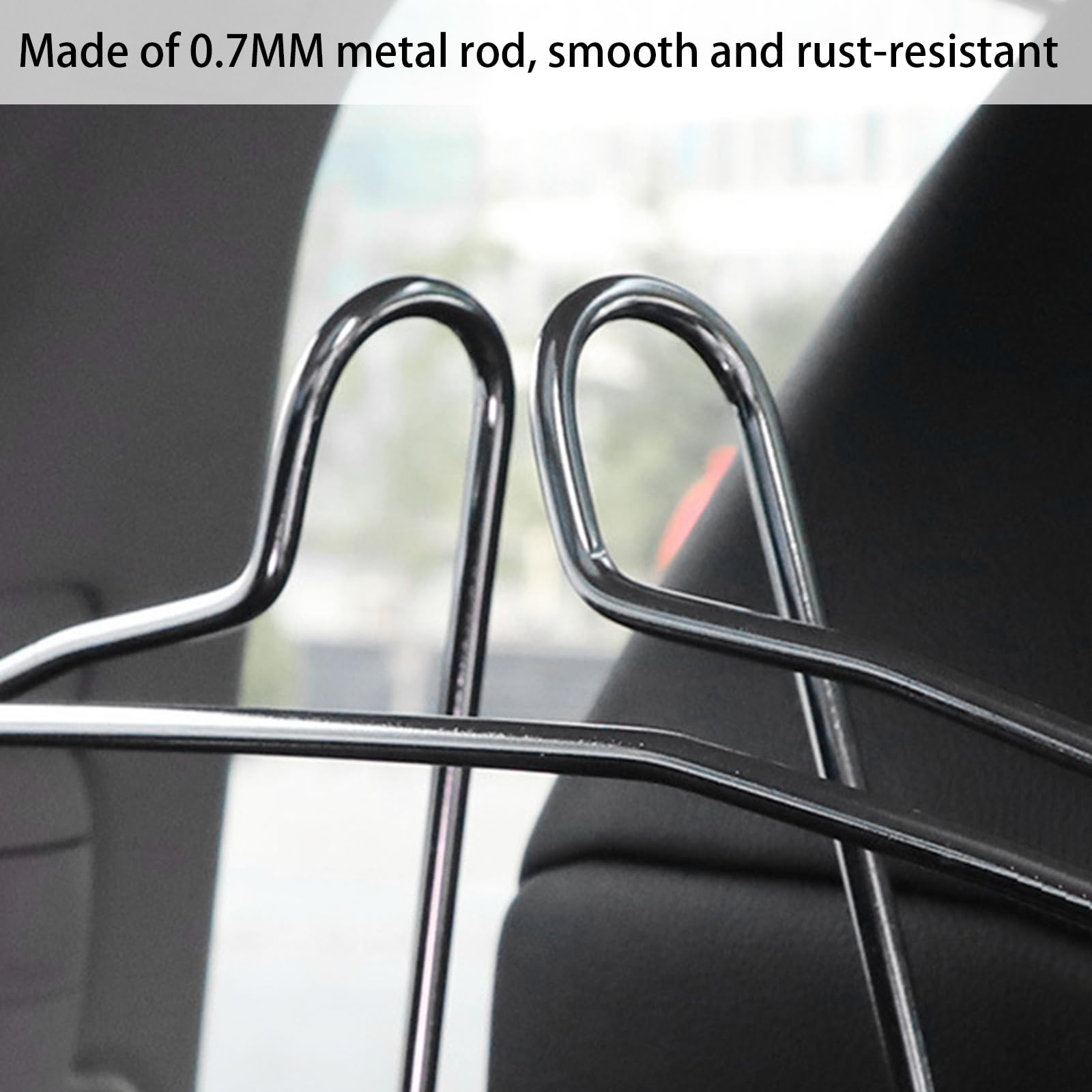 1 Pezzo Gancio Appendiabiti Automobile Appendiabiti per Auto, Appendiabiti per Poggiatesta per Giacche Cappotti Blazer Abiti