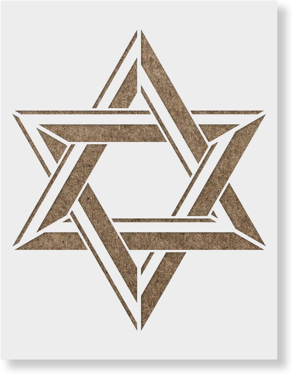 Star of David Stencil - Jewish Stencil, Stencil, Israel Stencil, Hanukkah Stencil, Religion Stencil