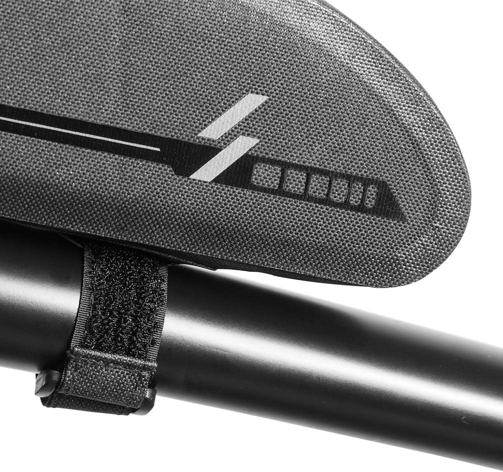 Feluz Bike Top Tube Bag, Waterproof Bicycle Frame Bag for Mountain Road BMX Bike, Front Phone Bags Mount Pouch, Cycling Accessories