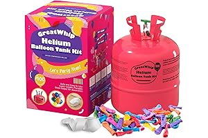 GreatWhip Helium Tank Ultimate Party Pack Up To 200 Latex Balloons