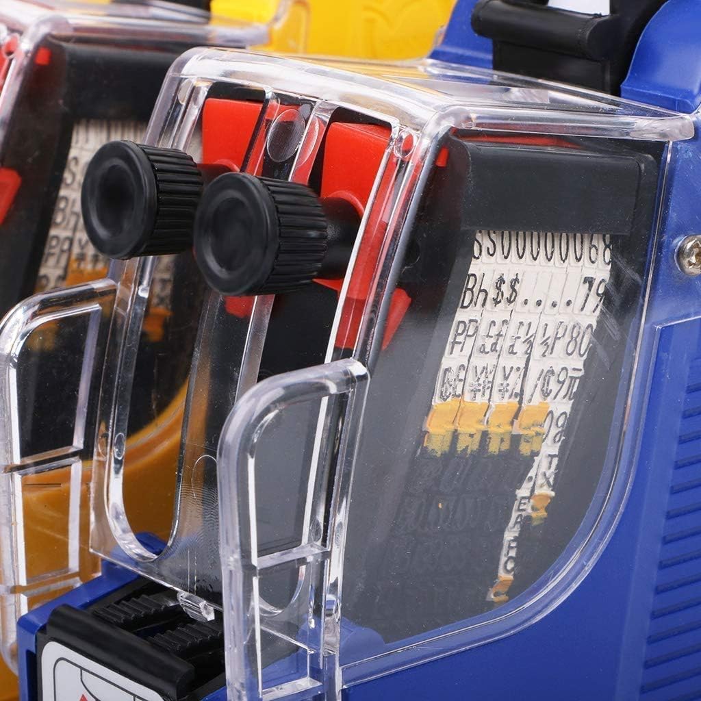 MX6600 2-Line Price Gun, Handheld Tool for Product Information, 4000 Labels