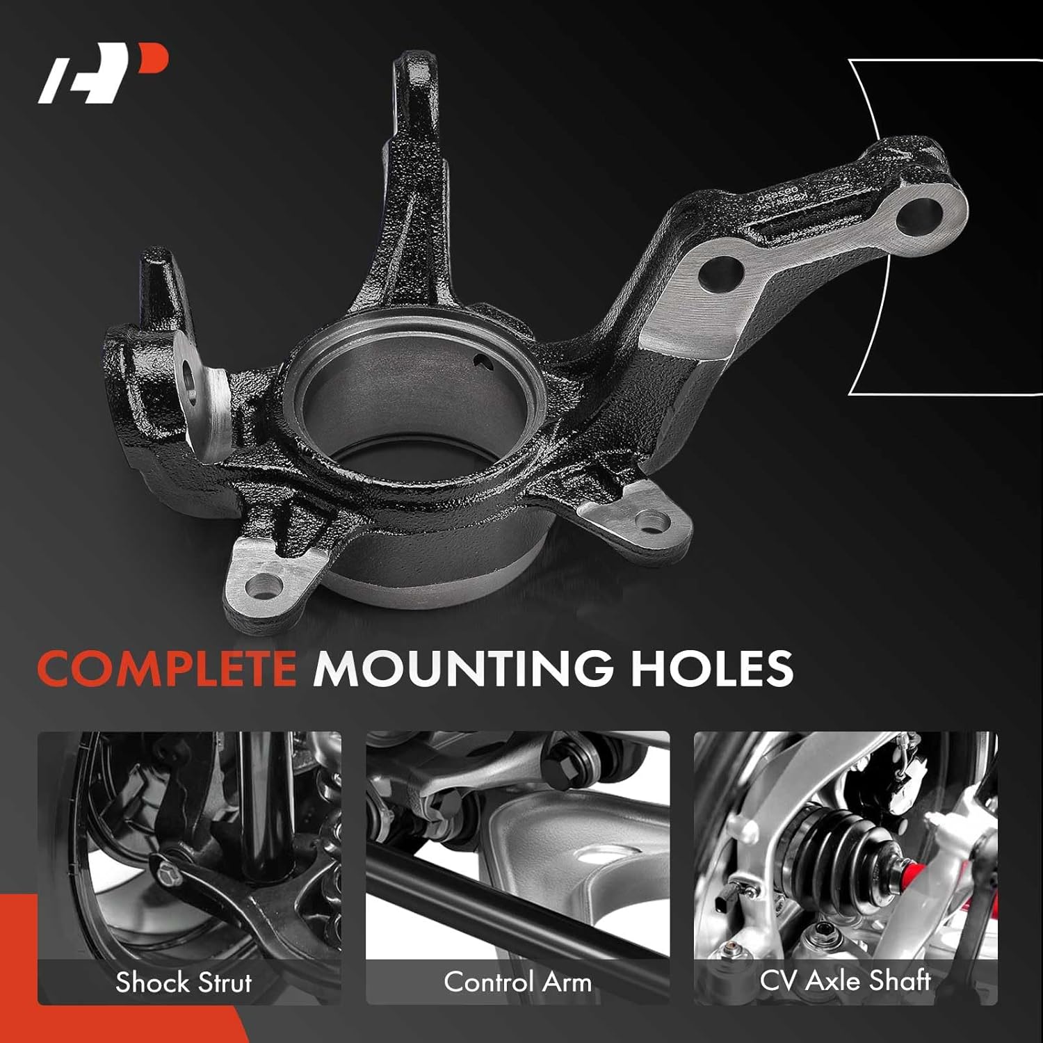 A-Premium Front Left Suspension Steering Knuckle Compatible with Honda HR-V HRV 2016-2022, Driver Side