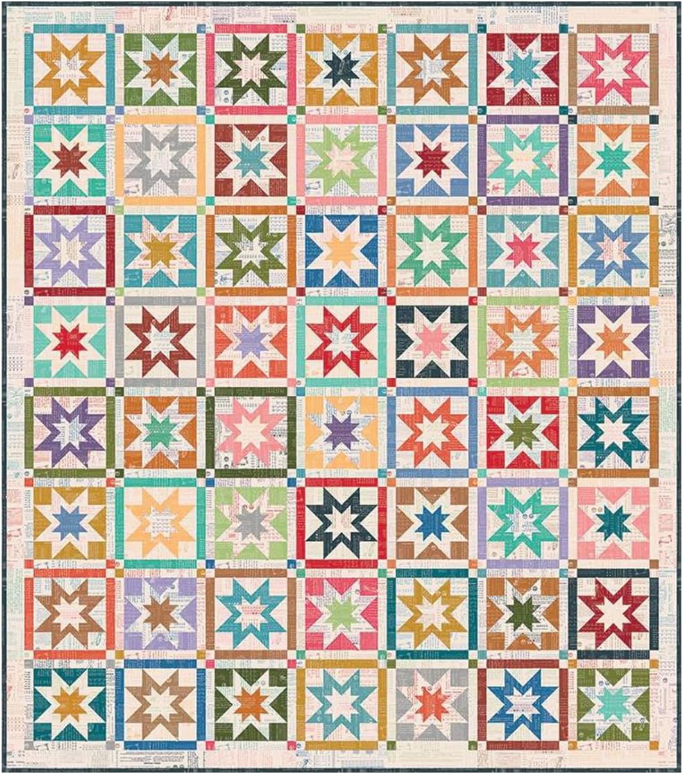 Riley Blake Vice-Versa Quilt Pattern by Lori Holt – It’s Sew Emma | Fat Quarter Friendly | Includes Quilt, Runner & Pillow/Tabletopper Instructions, Designed for Type/ography Fabric
