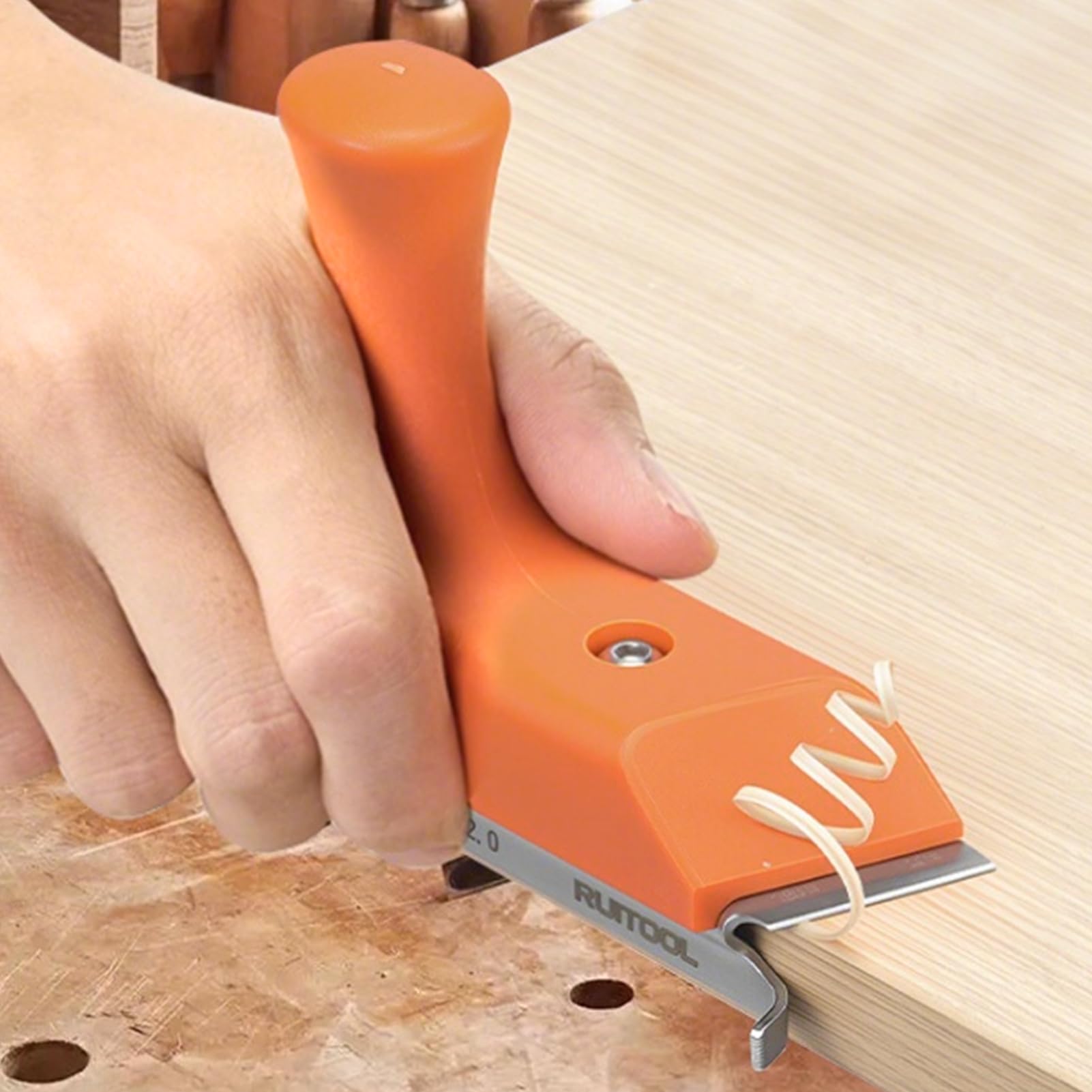 Herramientas para Cantos, Recortadora Manual de Precisión para Madera, Herramienta Ergonómica para Suelos, Armarios, Muebles y Trabajos de Carpintería