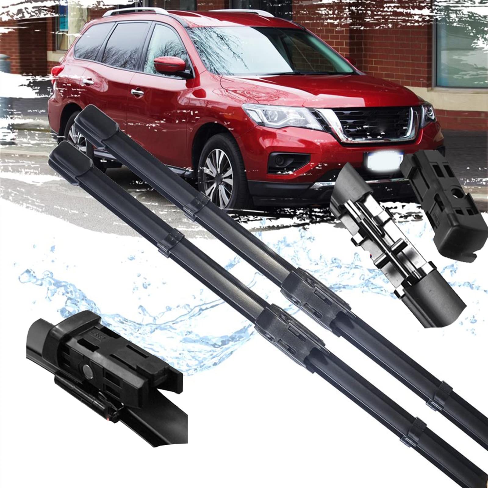 Balais essuie-glace avant Nissan Terrano 2018 brosses lave-glace vitre