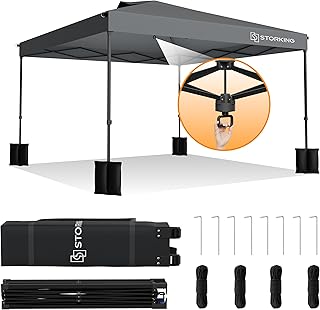 Pop Up Pavillon 3x3 Wasserdicht Stabil, 3 x 3 m Pavillon Ohne Seitenwänden, Faltpavillon Partyzelt Faltbar für Camping Party, Höhe,Garten,Verstellbar 230-250cm (Grau, Ohne Seitenwände)