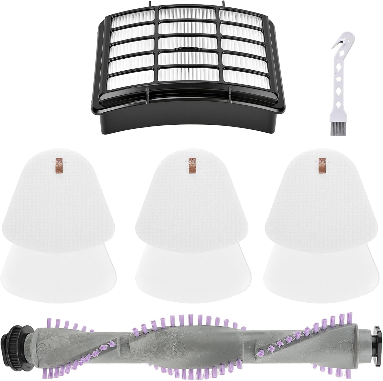 CU512 Brush Roller for Shark CU510 CU500 CU520 Filters for Shark Navigator Lift Away Deluxe Upright Vacuum