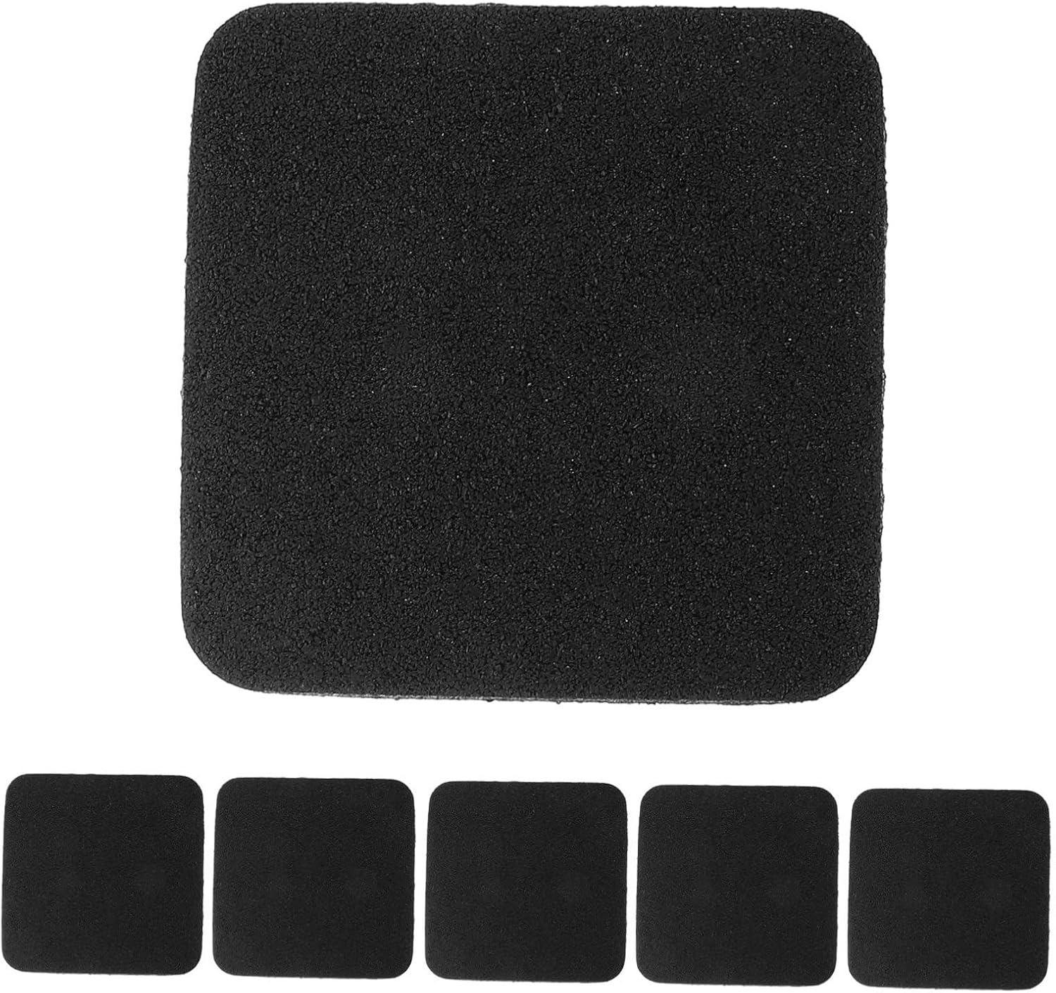 Fitness Equipment Mat Thickened Rubber Anti-Static Pad 6pcs Set Treadmill Mat for Tile Floor Noise Reduction