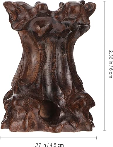 Miniatura 7 de Housoutil Soporte de exhibición de bola de cristal de madera, base de esfera, soporte de bola de cristal, soporte de exhibición de globo para