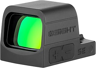 OSIGHT SE 6 MOA Green Dot Enclosed Micro Sight with RMSc/K Footprint, Parallax-Free Durable Optic for Subcompact Setups
