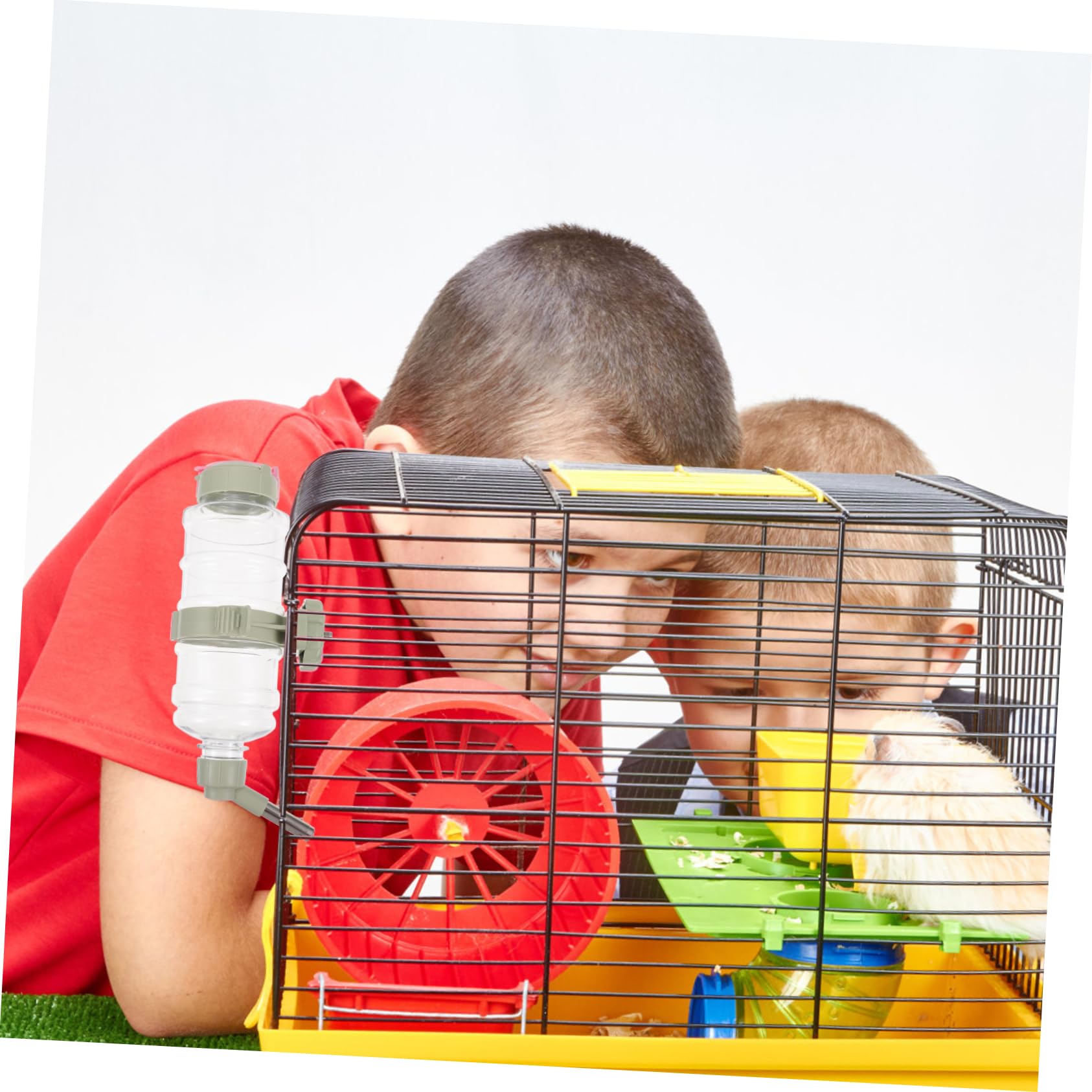 Sosoport 2 Piezas Bebedor de Conejos Bebedero automático para Conejos Bebedero para jaulas de Botellas de Agua para Hamsters dispensador de Agua para Chinchillas Perro pava biberón