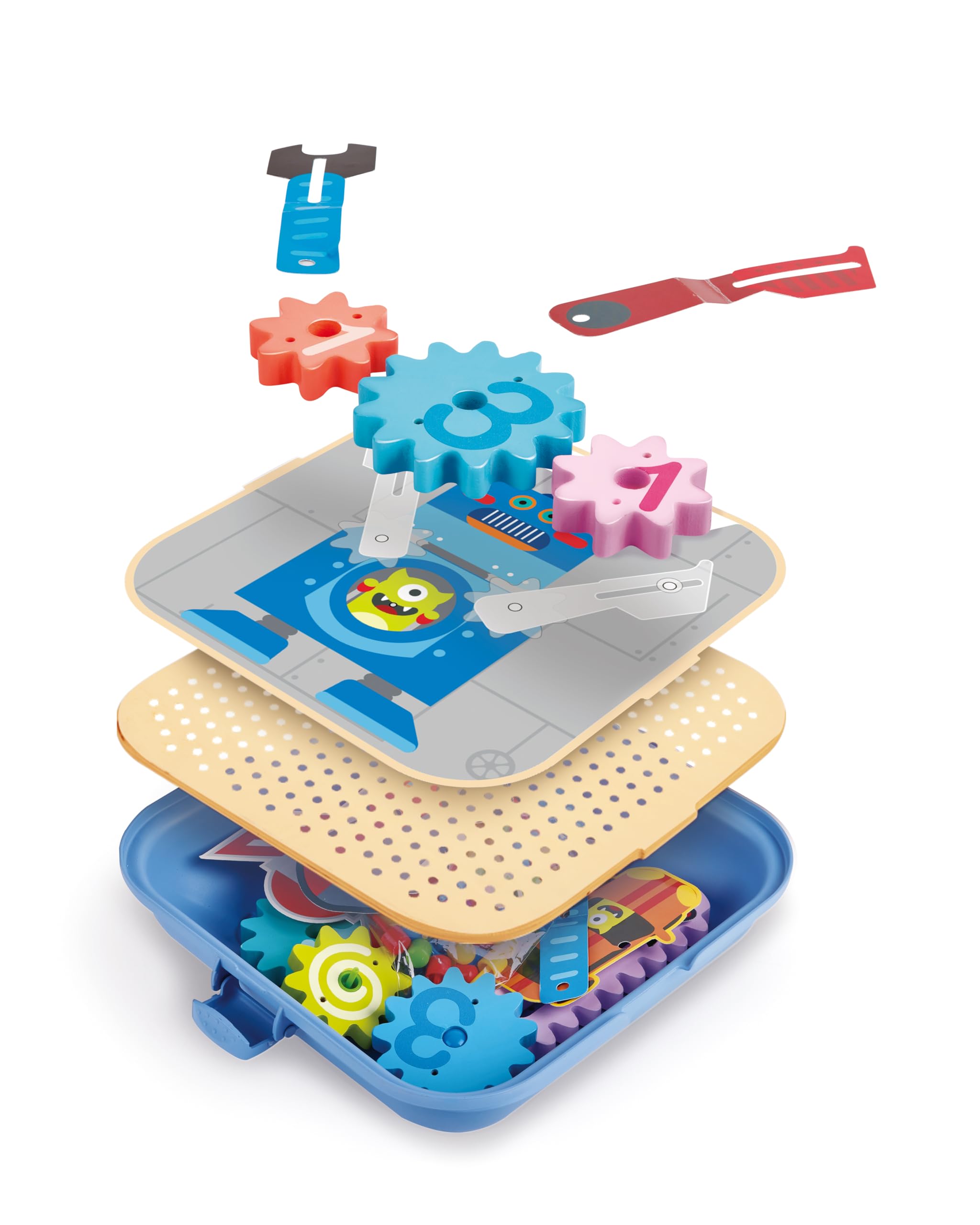 Hape Jeu d’Engrenages et de Construction