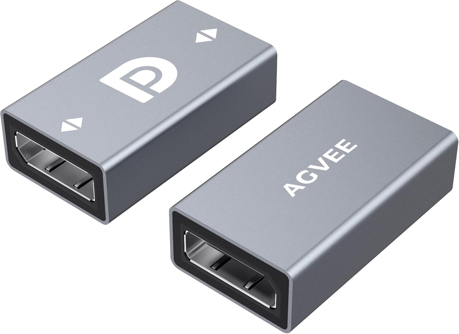 AGVEE 2 Pack Adaptador Acoplador Displayport Hembra a Hembra 8K