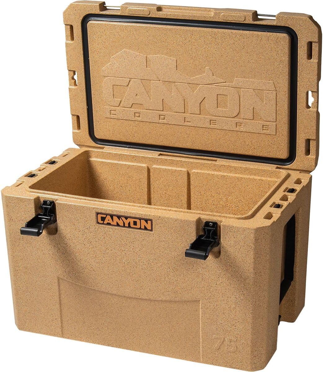 Canyon Coolers Outfitter V2 Series - Rafting, Hunting, Marine Coolers - 75 qt / Sage Green - 4Corners