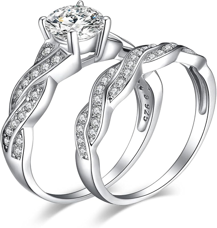 Wedding Bands Engagement Rings for women Cubic Zirconia