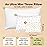 Mini Toddler Pillow with Pillowcase - 9x13 My Little Dreamy Travel Kids Pillow for Sleeping, Toddler Bed, Small, Tiny, Organic Cotton Pillowcase, Soft & Breathable, Kids 2-4 Years Old (Roarsome)