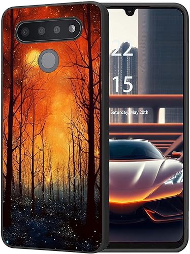 Miniatura 21 de Funda protectora duradera para LG Stylo 6 para LG Stylo 6 2020 6.8 pulgadas, diseño de hojas de aguacate