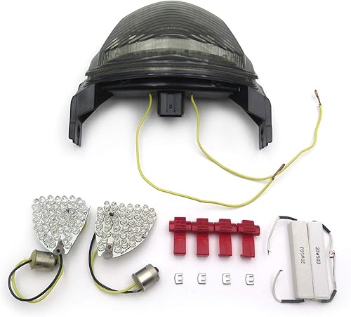 Miniatura 7 de SMT - Luz de freno trasera LED compatible con motocicleta Suzuki GSXR 1000 SMOKE 2005-2006 [B00XIRXOB4]