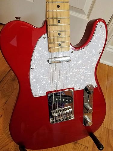 Miniatura 65 de KAISH 8 agujeros Tele Guitarra Golpeador TL Pick Guard Scratch Plate para Estados Unidos/México Telecaster/Tele Negro 1 Capa