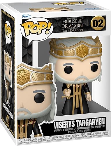 Funko Pop House of Dragon - King Viserys Targaryen Targaryen - House of The Dragon - Figura de vinilo coleccionable - Idea de regalo - Producto