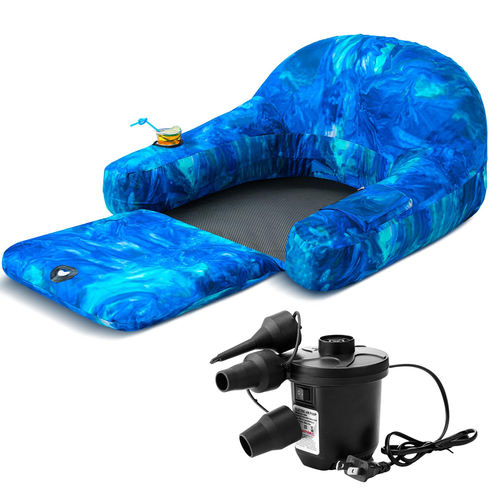 Simgoing Fabric Covered Pool Float Lounge