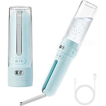Electric Portable Bidet Rechargeable Travel Bidet for Women Postpartum Care & Personal Hygiene | with 3 Pressure Modes for Home Travel & Camping Aqua