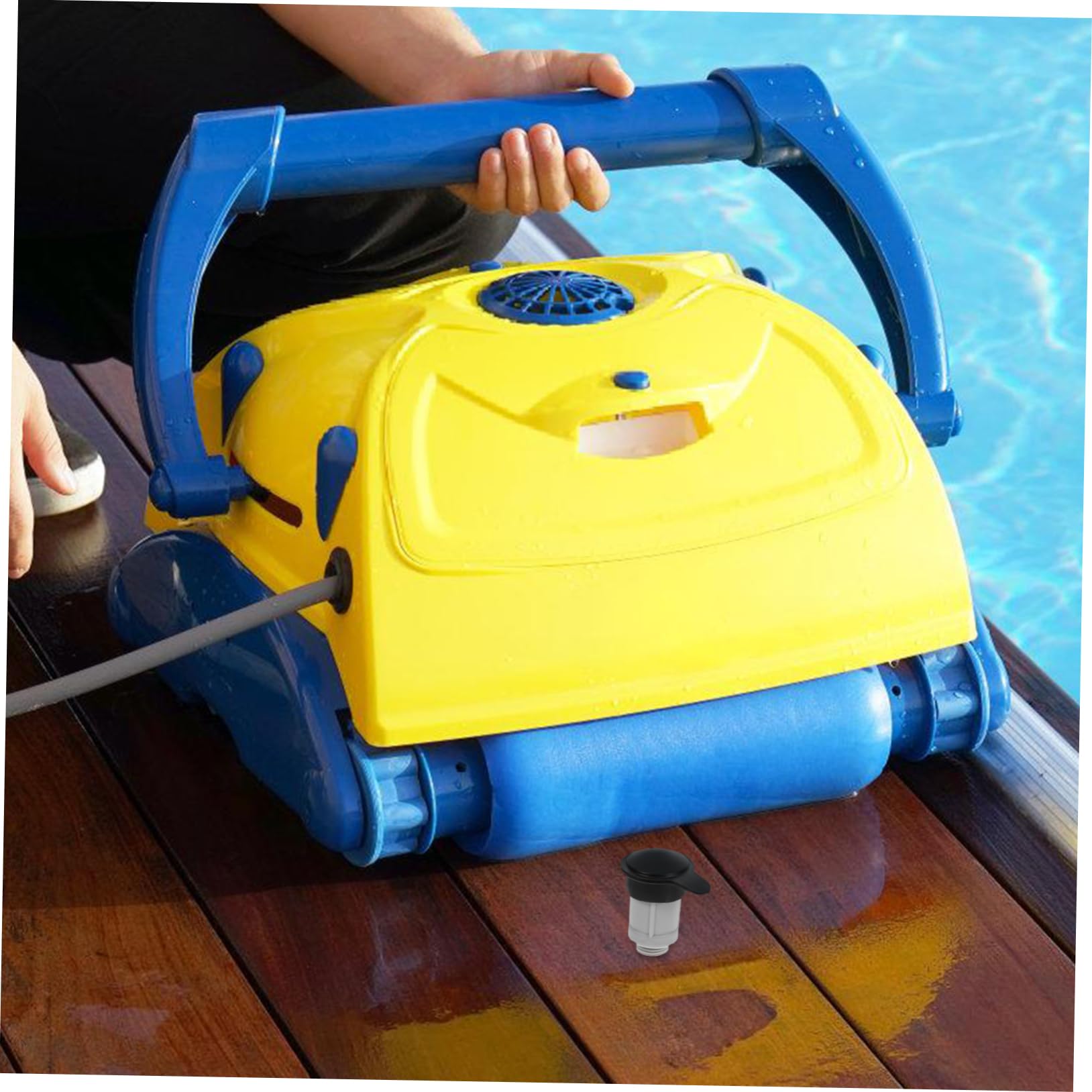 BESPORTBLE 2piezas Válvula De Aire Adaptadora para Entrada De Piscina Elevada Compatible De Instalar Tapa Drenaje y Rendimiento