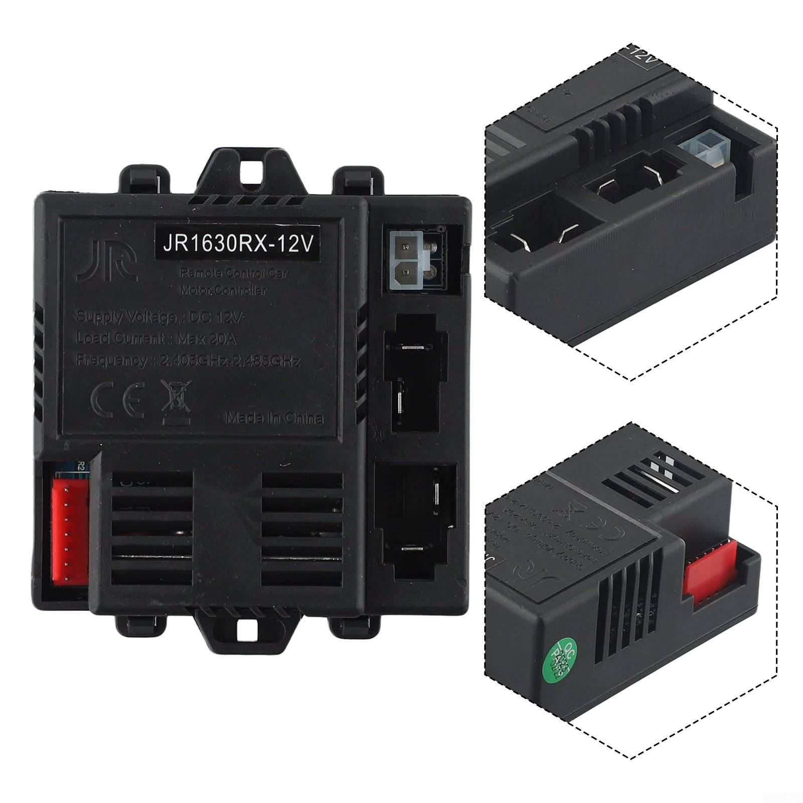 Contrôleur de récepteur RC 6 V 12 V pour enfants, compatible avec les modèles JR1958-2S JR1738RX JR1705RX JR1858RX, accessoire de rechange JR-RX Series (JR-RX-12V A)