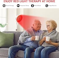Relhafethy Vörös Fényterápiás Lámpa Talppal - 660nm & 850nm Infravörös, 3-az-1-ben Chip, Állítható Nyak, 100 LED, Időzítő Funkcióval Otthoni 5